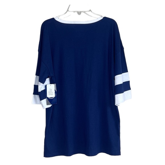 Boston Red Sox Split Hem Metallic Shirt size Medium - Picture 3 of 7